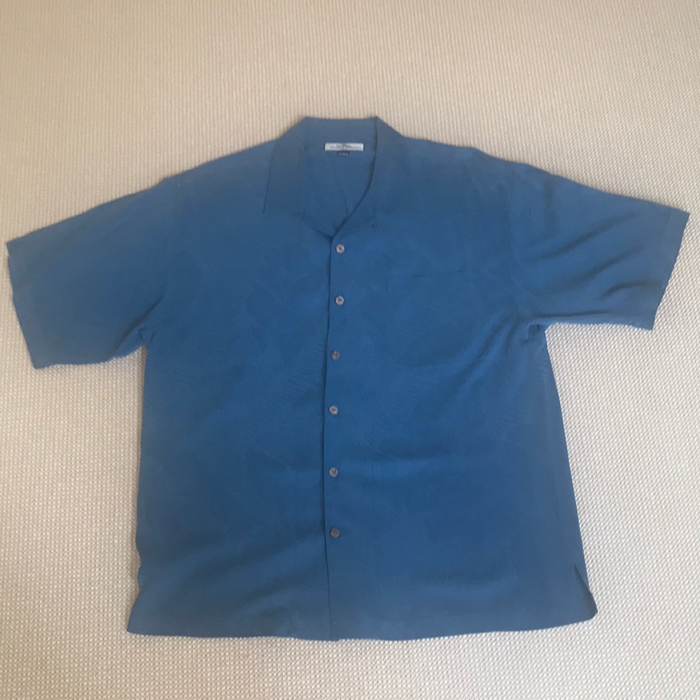 Tommy Bahama Mens silk short sleeve shirt